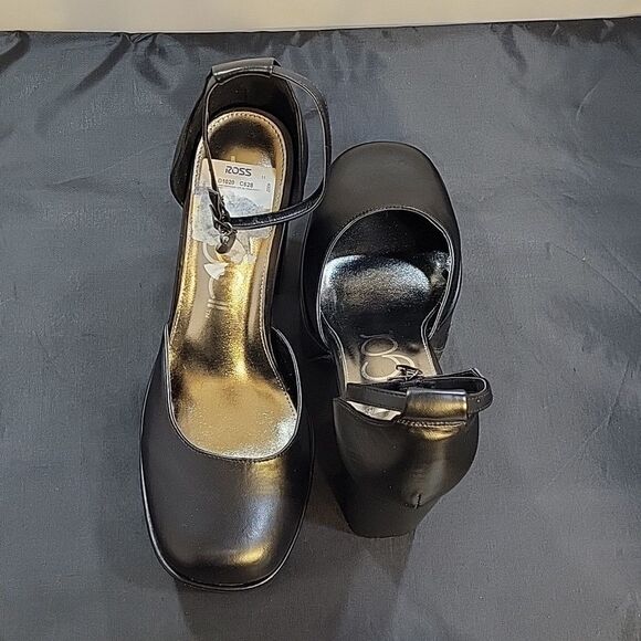 BRAND NEW WOMEN"S SUGAR SKYHIGH LEATHER ANKLE STRAP HEELS - Picture 4 of 16